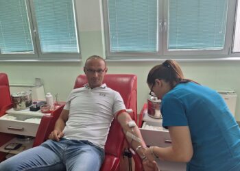 Pripadnici Ministarstva unutrašnjih poslova daruju krv