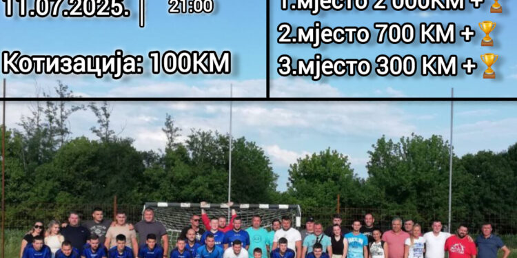 Sutra u Starom Martincu Memorjalni turnir u futsalu