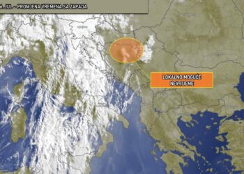 Vrijeme se postepeno mijenja: Prvo sparina pa onda kiša sa grnljavinom