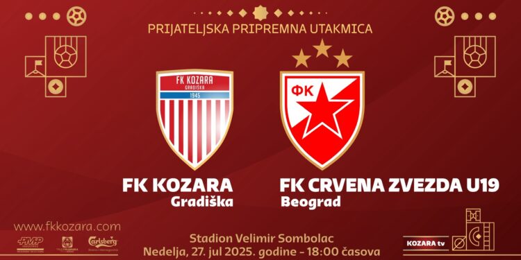 Prva domaća pripremna utakmica za fudbalere „Kozare“: Stiže beogradska „Crvena Zvezda“