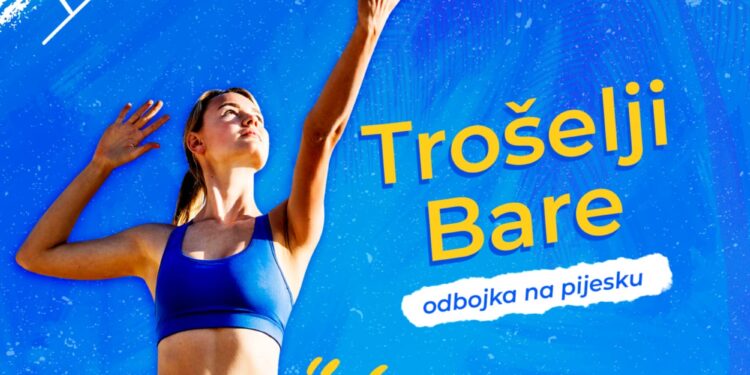 Turnir u odbojci na pijesku u Trošeljima
