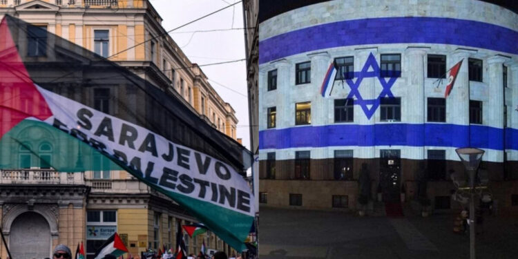 BiH duboko podijeljena: Srbi i Hrvati uz Izrael, Bošnjaci uz Palestinc