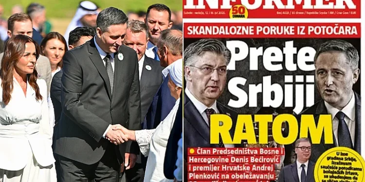 Bećirović: Nisam u Potočarima slučajno govorio o mračnoj propagandi srbijanskog režima