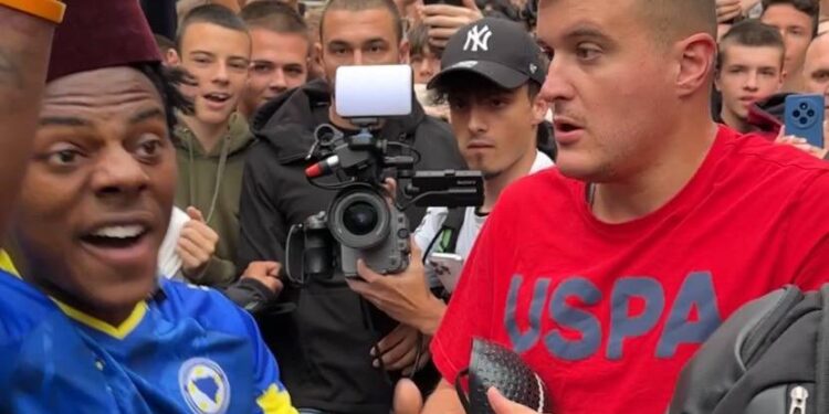 Sarajevski tiktoker Đenis Đenkec imao je blizak susret sa IShowSpeedom prilikom njegovog boravka u Sarajevu