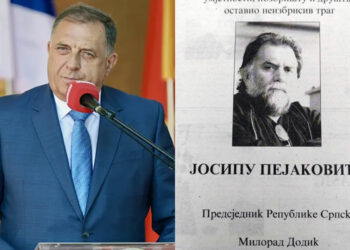 Dodik se čituljom u Dnevnom avazu oprostio od bh. velikana Josipa Pejakovića