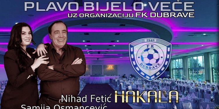 FK „Dubrave“ organizuje plavo-bijelo veče