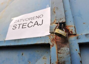Prošle sedmice čak 36 firmi se zatvorilo u BiH