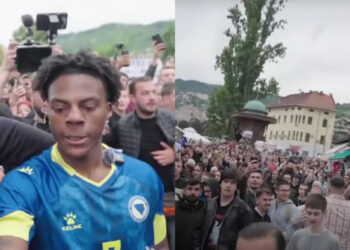 Nikad viđena ludnica na Baščaršiji: IShowSpeed blokirao Sarajevo, stotine mladih trče za njim