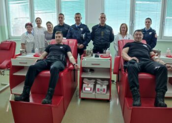 Policijci sutra i u srijedu dbrovoljno daju krv