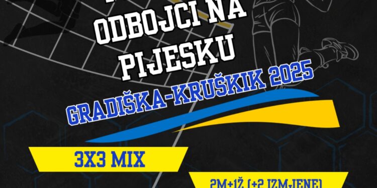 Peti turnir u odbojci na pijesku u Kruškiku