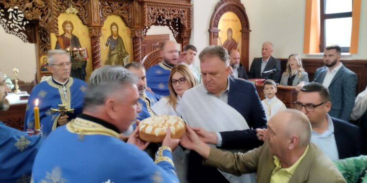 Proslavljena slava hrama Pokrova Presvete Bogorodice