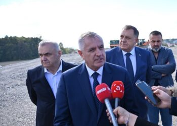 Radovi na dionici puta Bijeljina-Rača