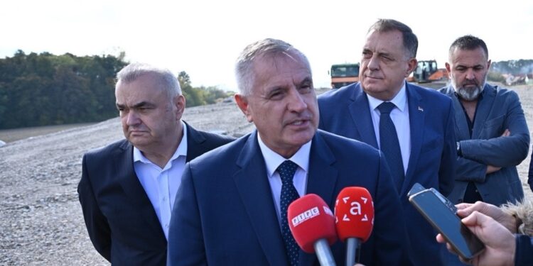 Radovi na dionici puta Bijeljina-Rača