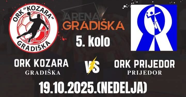 ORK Kozara – ORK Prijedor, prenos na RTVG od 16.30