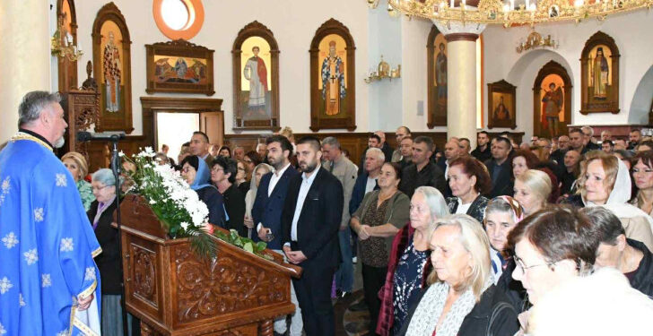 Brojni vjernici proslavili slavu hrama Pokrova Presvete Bogorodice u Gradišci