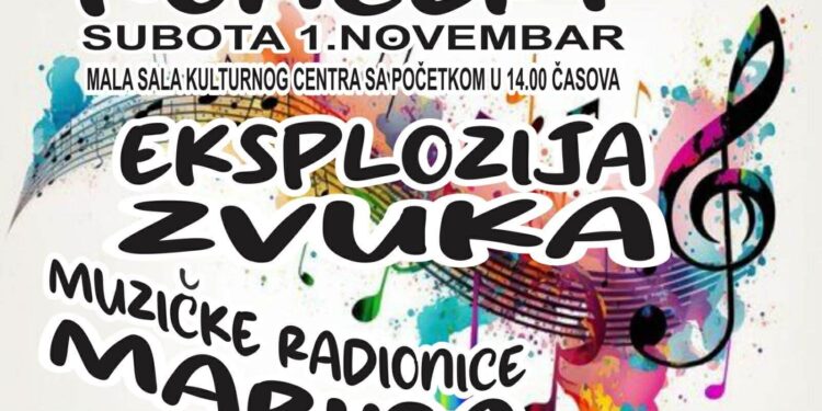 Koncert polaznika muzičke radionice „Marina“ u Kulturnom centru Gradiška