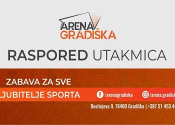 Devet utakmica na rasporedu u Areni Gradiška (FOTO)