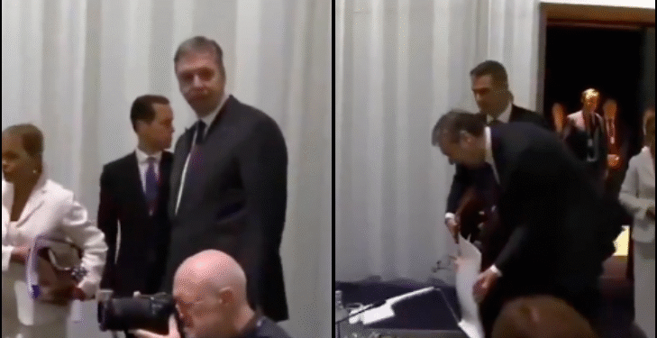 Vučić ostao bez stolice na samitu u Kopenhagenu, pa polomio improvizirani stolić
