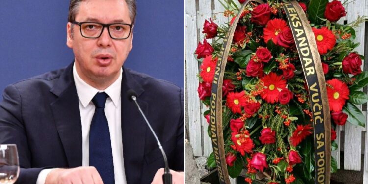 Predsjednik Srbije Aleksandar Vučić poslao vijenac: Posljednji pozdrav Halidu