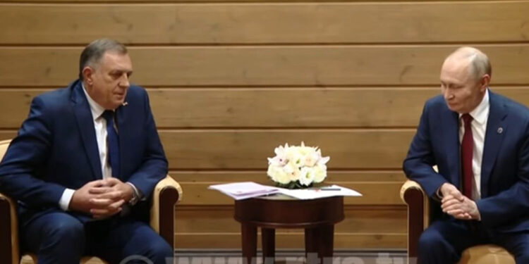 Putin: U BiH situacija vrlo složena. Dodik: Nije dosadno, uvijek se neki problem rješava