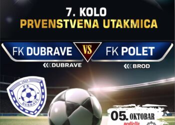 FK Dubrave dočekuje FK Polet u 7. kolu prvenstva