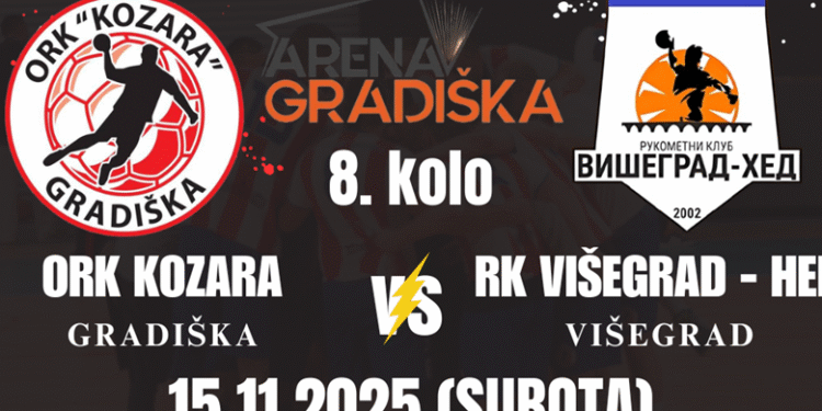 ORK Kozara – RK Višegrad, prenos na RTVG od 16.30