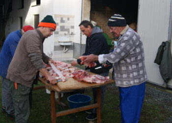 Svinjokolj uveliko u toku: Na sve strane delicije od mesa i šarenilo običaja (FOTO)