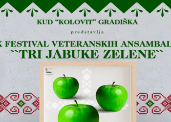 Sutra Festival veteranskih ansambala „Tri jabuke zelene“