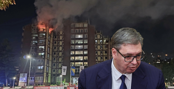 Vučić uputio saučešće zbog tragedije u Tuzli: “S dubokom tugom primio sam vijest o požaru”