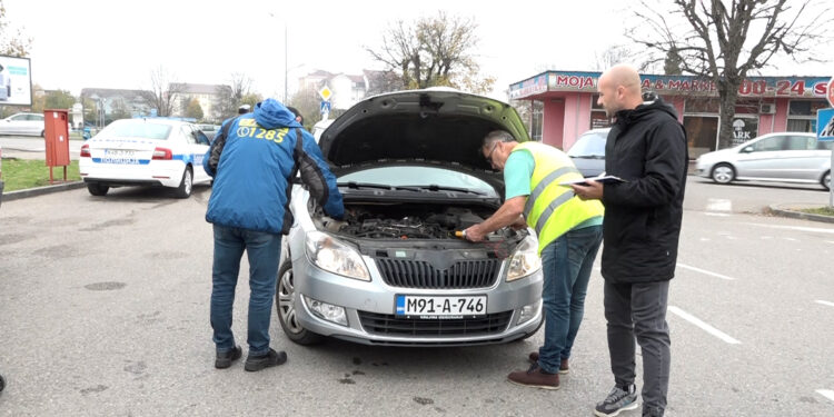 Organizovana preventivna akcija „Bezbjedna vožnja u zimskim uslovima“