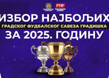 Gradski fudbalski savez Gradiška bira najbolje za 2025. godinu