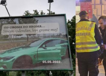 Mladić koji je usmrtio taksistu u Novom Sadu – BMW-a stavio na bilbord kako bi mu čestitao rođendan