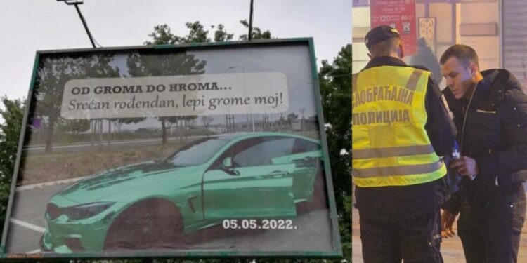 Mladić koji je usmrtio taksistu u Novom Sadu – BMW-a stavio na bilbord kako bi mu čestitao rođendan