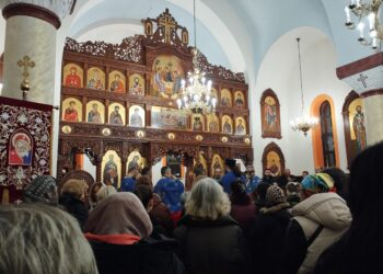 Služena sveta tajna jeleosvećenja u Hramu Pokrova Presvete Bogorodice