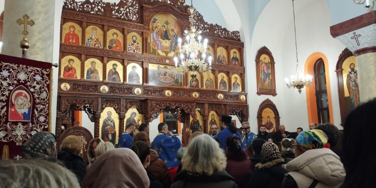 Služena sveta tajna jeleosvećenja u Hramu Pokrova Presvete Bogorodice
