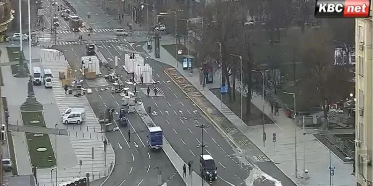 Uklonjeni šatori ispred Narodne skupštine Srbije: Nema više Ćacilenda