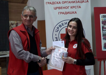 Lana Milinković proglašena najboljim volonterom Gradiške u 2025. godini