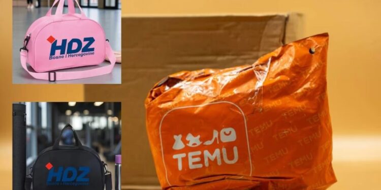 HDZ torbica osvanula na platformi Temu