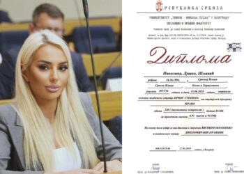 Nikolina Šljivić pokazala diplomu: Izložena sam omalovažavanju zato što sam žena koja vodi računa o svom izgledu