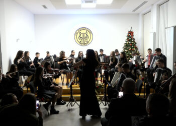 Novogodišnji koncert učenika muzičke škole za kraj 2025. godine