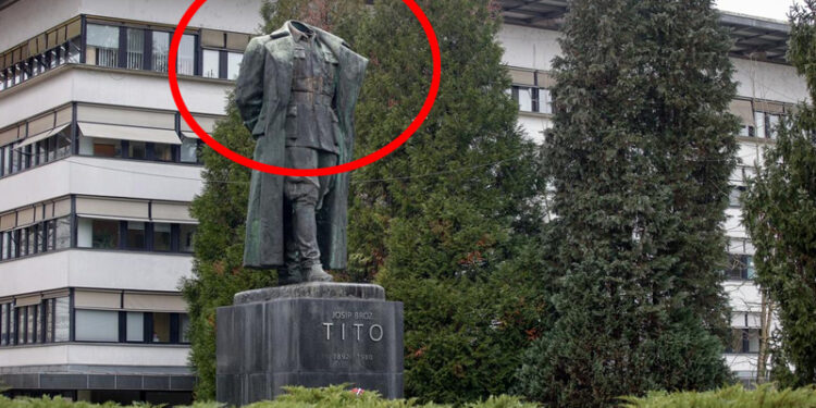 Devastiran spomenik Josipa Broza Tita: “Neko mu je skinuo glavu”