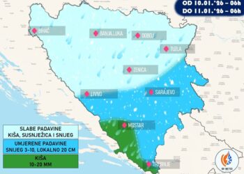 Dolazi nam snijeg, mraz i temperature do -25 stepeni