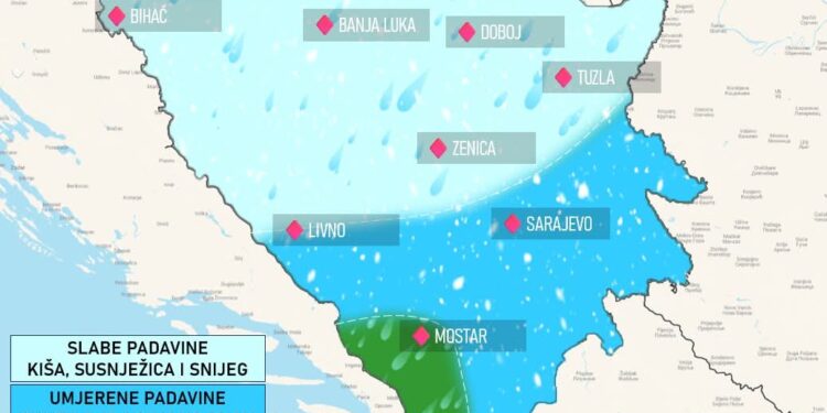 Dolazi nam snijeg, mraz i temperature do -25 stepeni