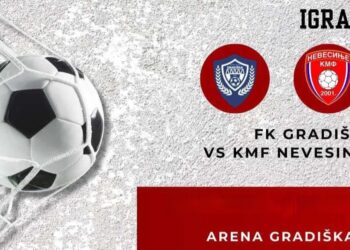 FK Gradiška – KMF Nevesinje, prenos na Jutjub kanalu RTVG od 18.00