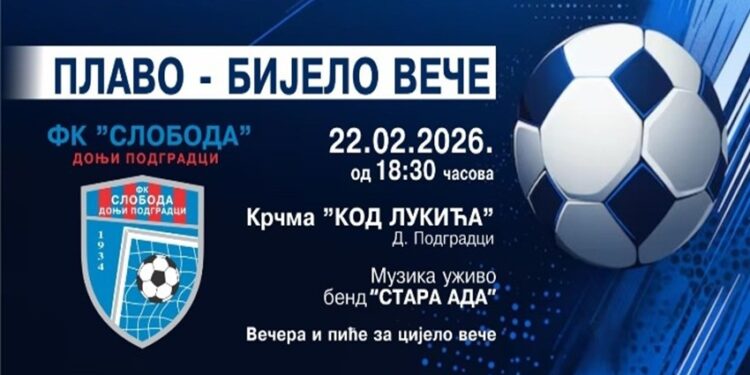 Plavo-bijelo veče FK „Sloboda“ iz Donjih Podgradaca