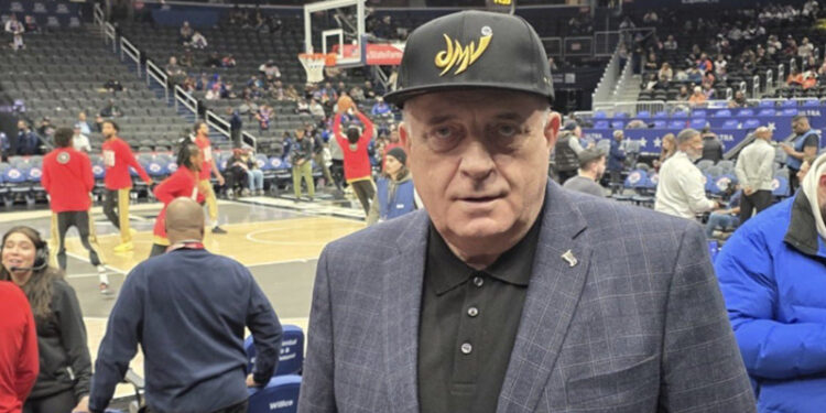 Dodik u Washingtonu otišao na NBA utakmicu: Pravo je zadovoljstvo pogledati dobar košarkaški meč
