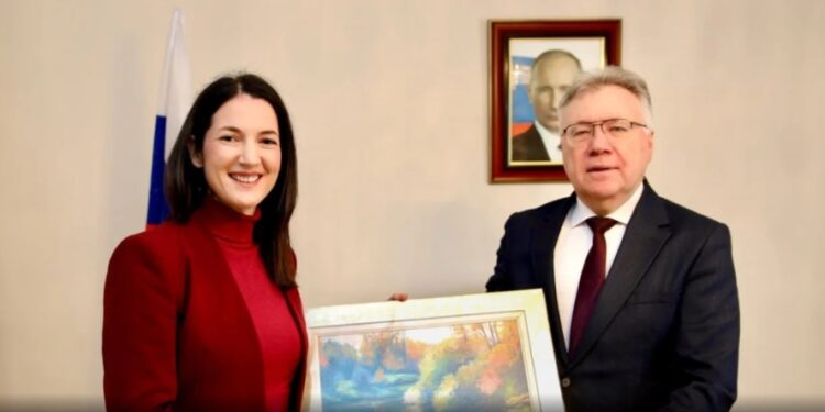 Trivić posjetila Ambasadu Ruske Federacije u BiH: Imovina je naša crvena linija i ona pripada Republici Srpskoj!