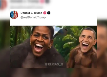 Trump izbrisao objavu u kojoj su Obame predstavljene kao majmuni