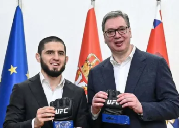 Islam Makhachev posjetio Beograd: Sastao se sa Vučićem