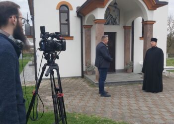 Juče smo snimali reportažu o životu u parohiji gašičkoj i hramu Uspenja Presvete Bogorodice.